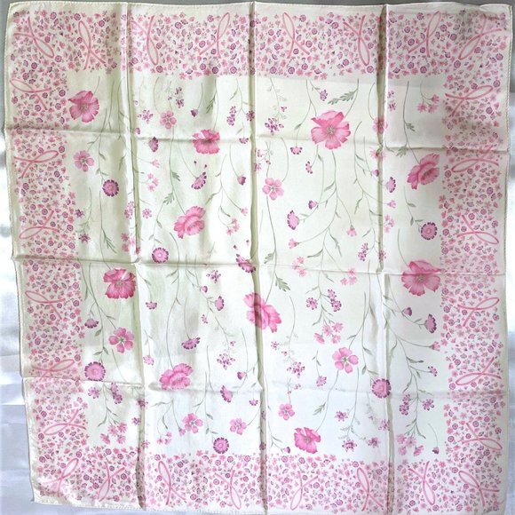 Accessory Street Accessories - Accessory Street breast cancer pink silk 100% scarf